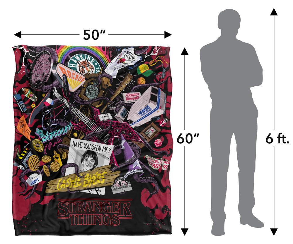 Stranger Things Stranger Things Day Icons Silky Touch Super Soft
